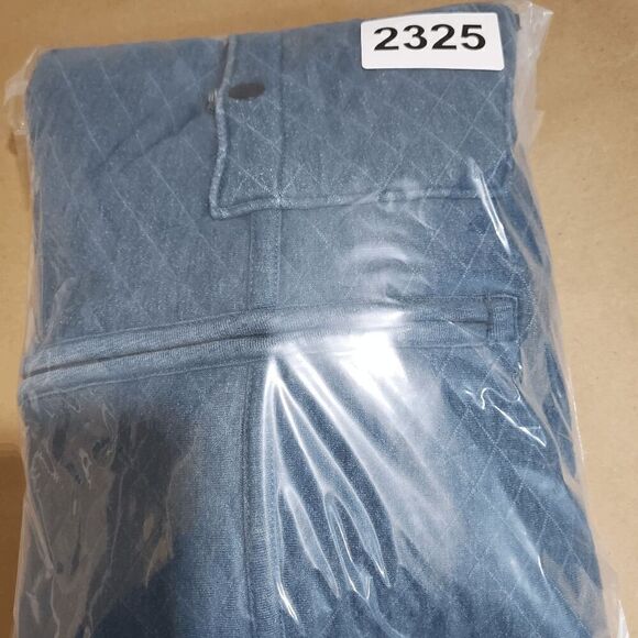 Eddie Bauer Sweater Mens 2XL Blue Quilted Fortify Single Pocket 1/4 Zip Pullover - Picture 9 of 9